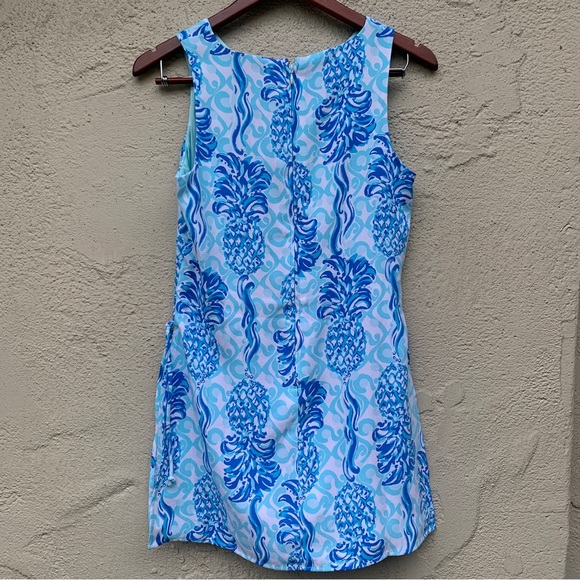 LILLY PULITZER Donna Romper Bennet Blue Out Of The Blue size 0 - Picture 7 of 16